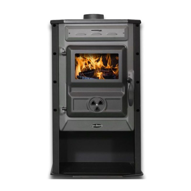 Peć na čvrsto gorivo TimSistem Čarobna, HYDRO, crna