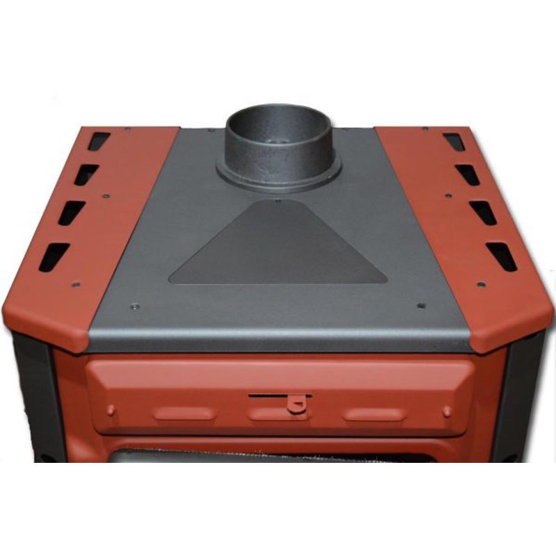 Peć na čvrsto gorivo TimSistem Čarobna, crvena