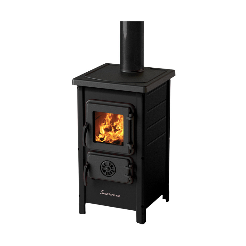 Peć na čvrsto gorivo MBS Happy, crna