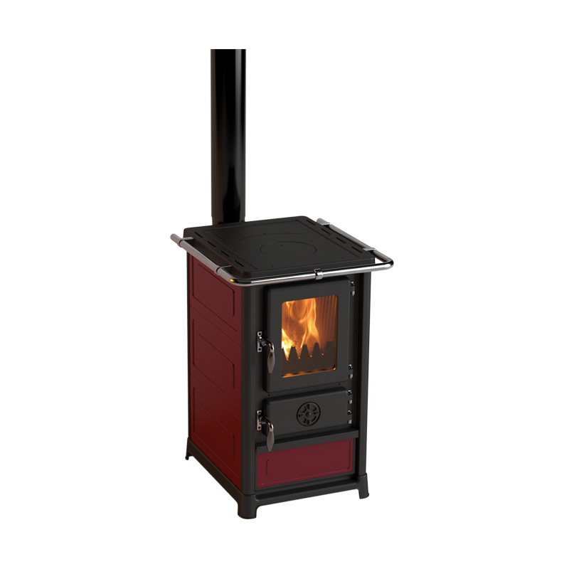 Peć na čvrsto gorivo MBS Olimp L, crvena