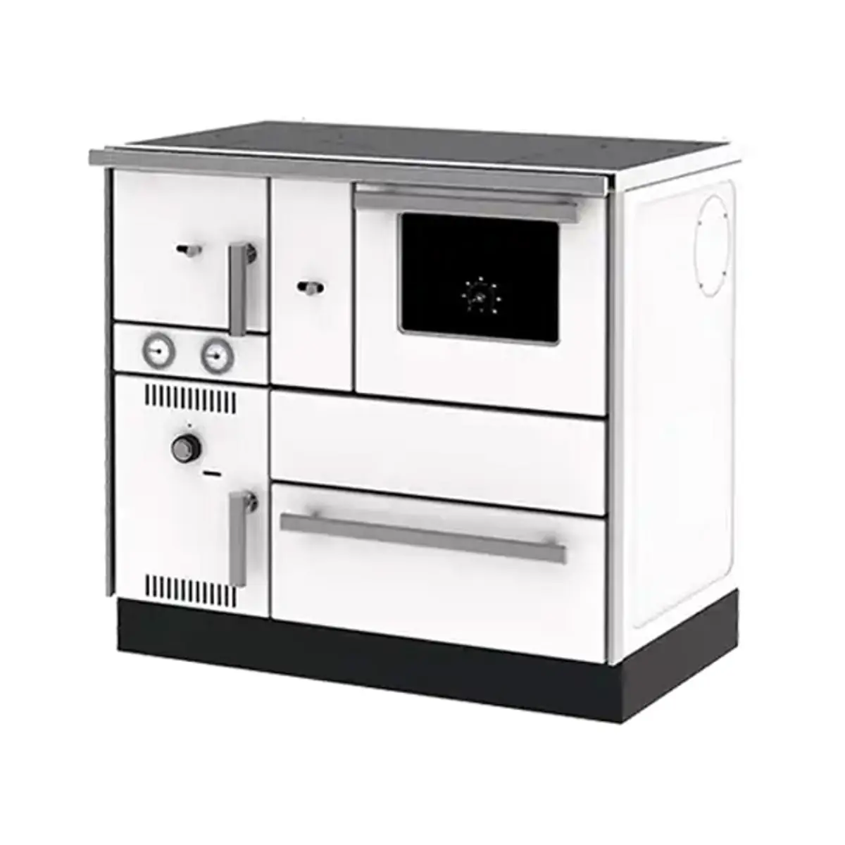 Etažni šporet Alfa Term 27 D NR ECO, beli, desni 