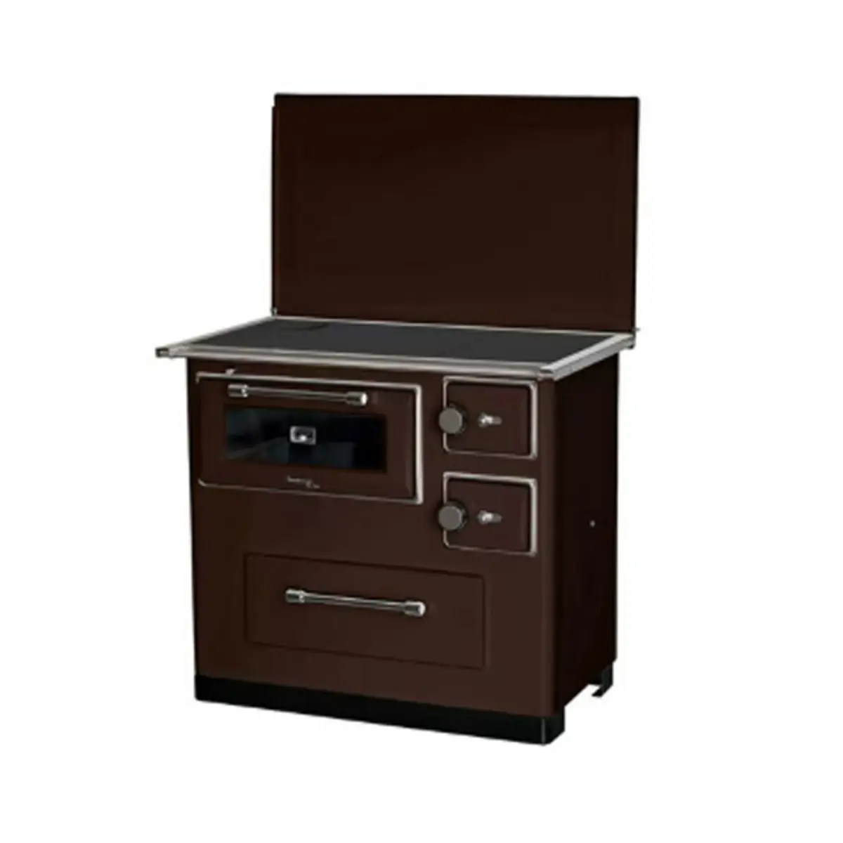 Šporet na čvrsto gorivo MBS SD 10 RS DP New Line, braon, levi