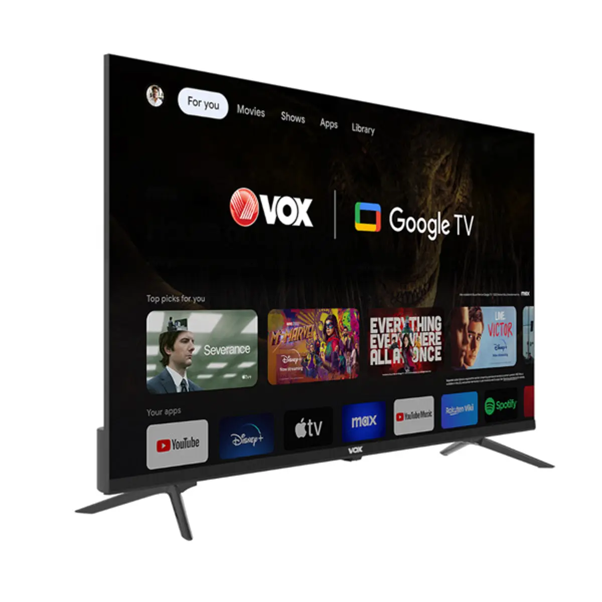 Televizor Vox 43GTU090 Smart, Direct LED, 4K UHD 43''(109 cm), DVB-T2/C/S2