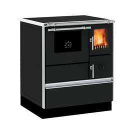 Šporet na čvrsto gorivo Alfa Plam 70 Dominant, antracit, levi, CE