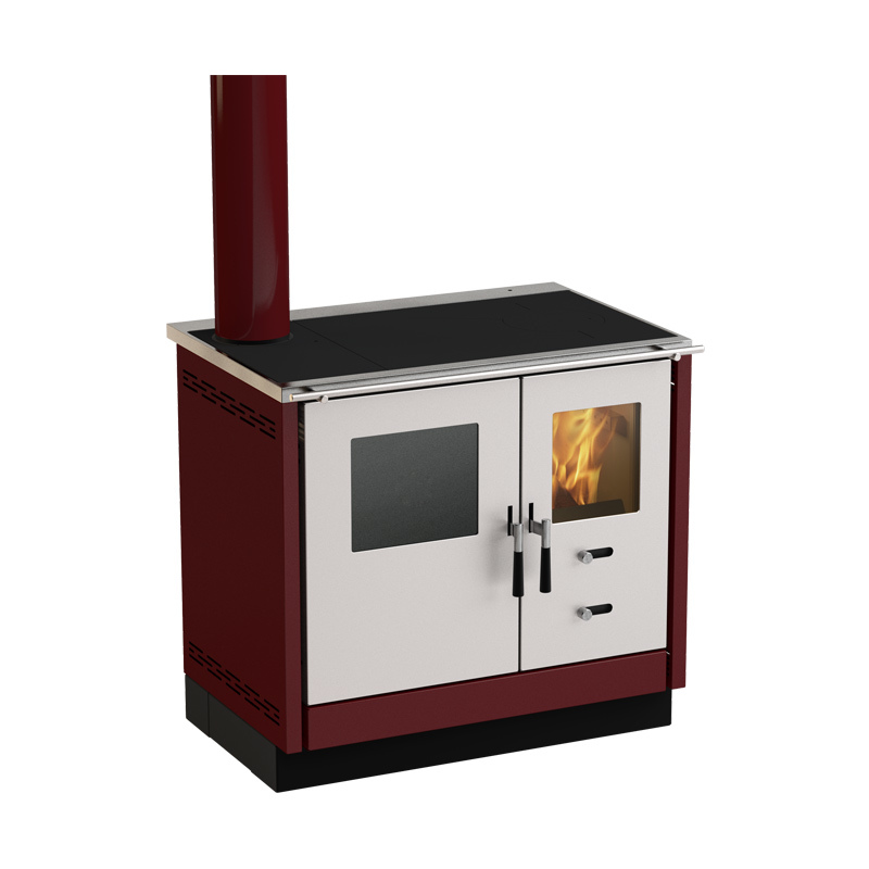 Šporet MBS Thermo AS Lux, bordo, levi