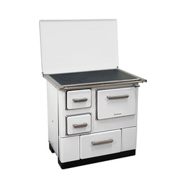 Šporet na čvrsto gorivo MBS 3E DP ECO, beli, desni