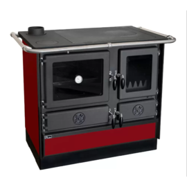 Šporet na čvrsto gorivo MBS magnum plus 4D, crveni, levi