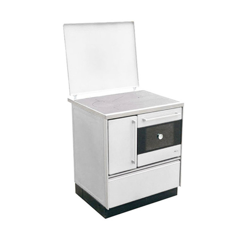 Šporet na čvrsto gorivo MBS Royal 720 Plus P3 SL, beli, desni