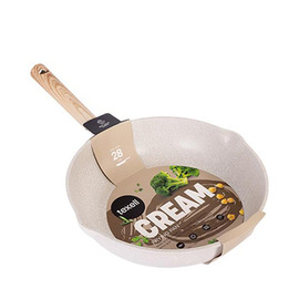 Tiganj duboki 28 cm Cream Texell TPCM-D28